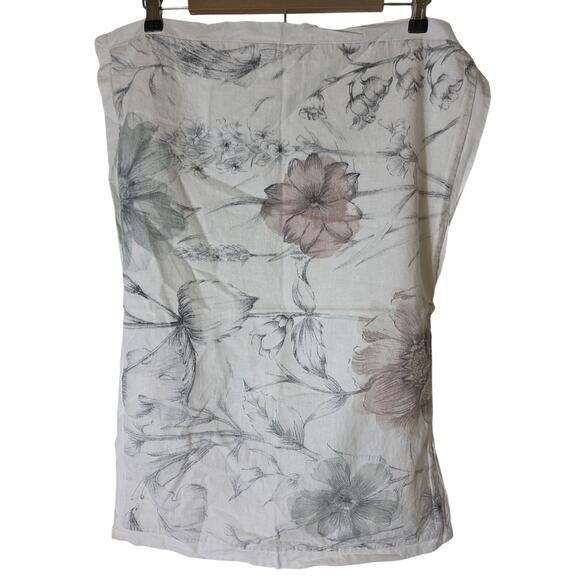 HOME DECORATORS Sidney Clotilde Floral Linen Blend STANDARD Pillow Sham Set of 2 - Picture 1 of 8